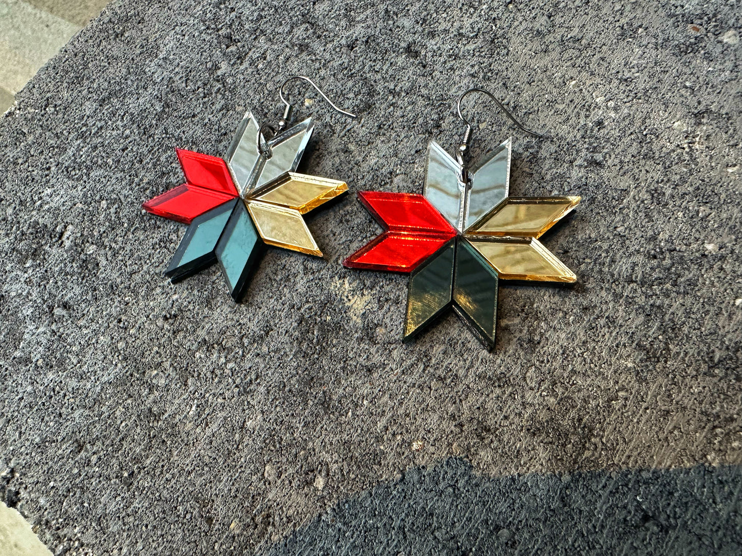 Medicine Wheel Star Earrings