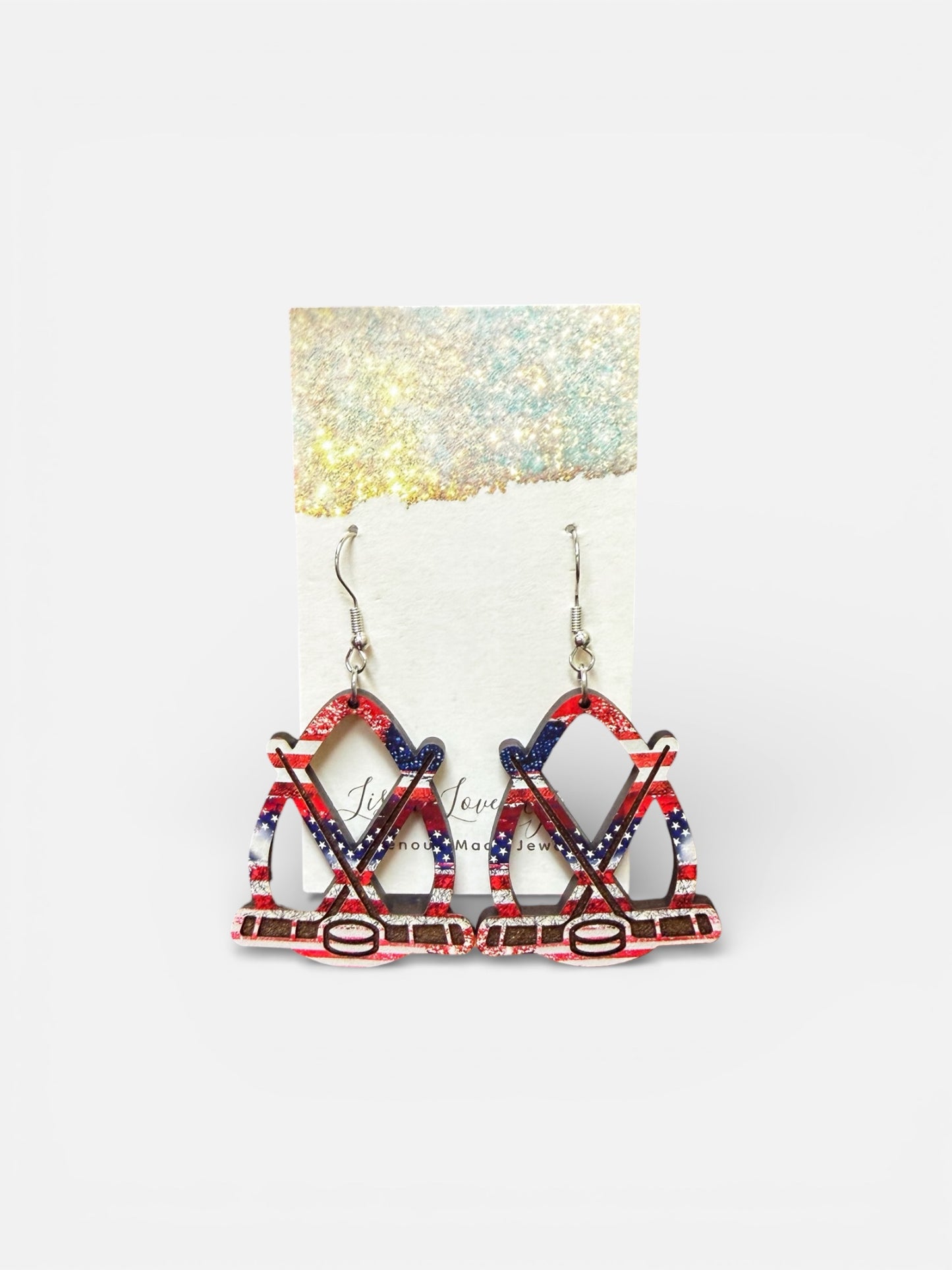 USA Hockey Earrings