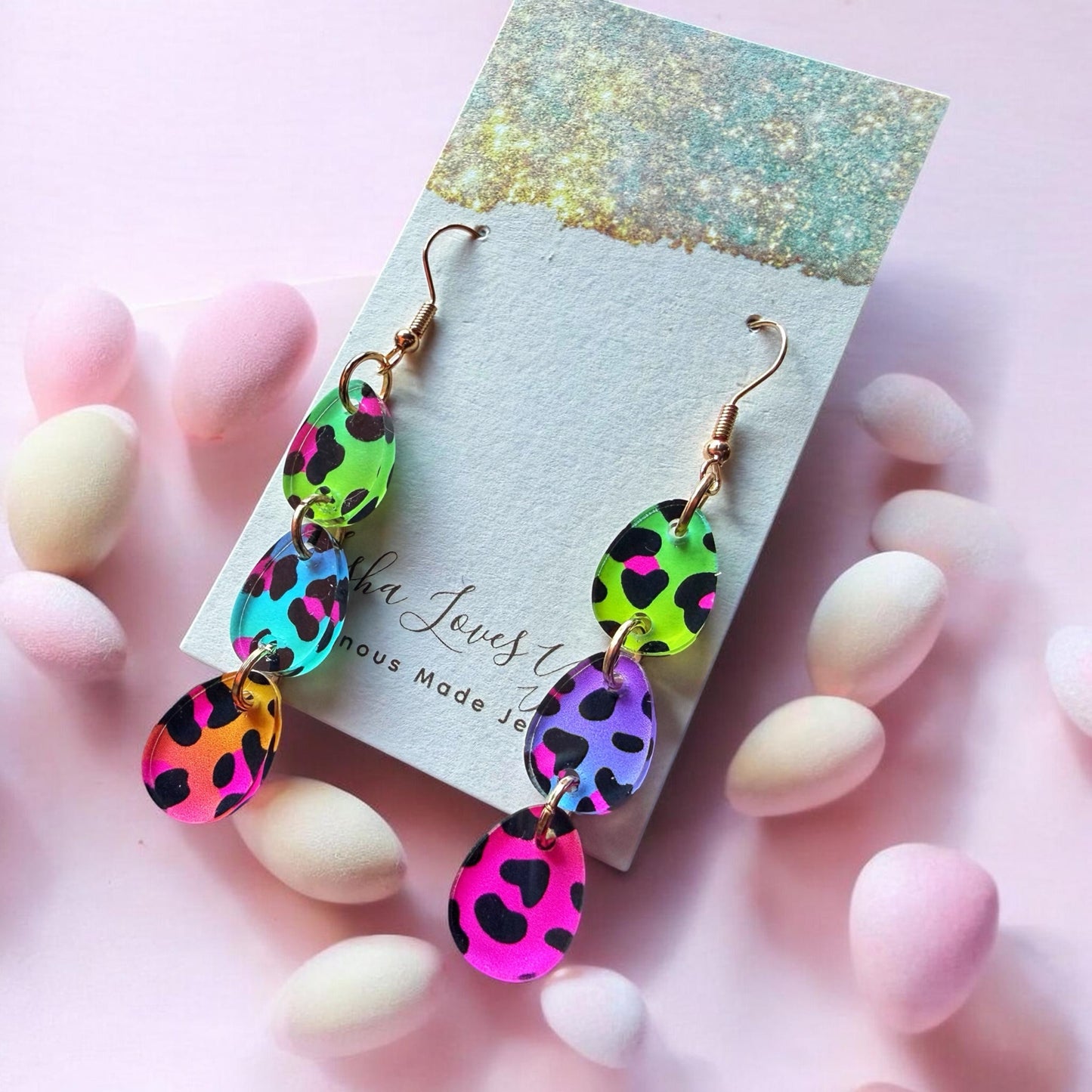 Spotted Egg Earrings