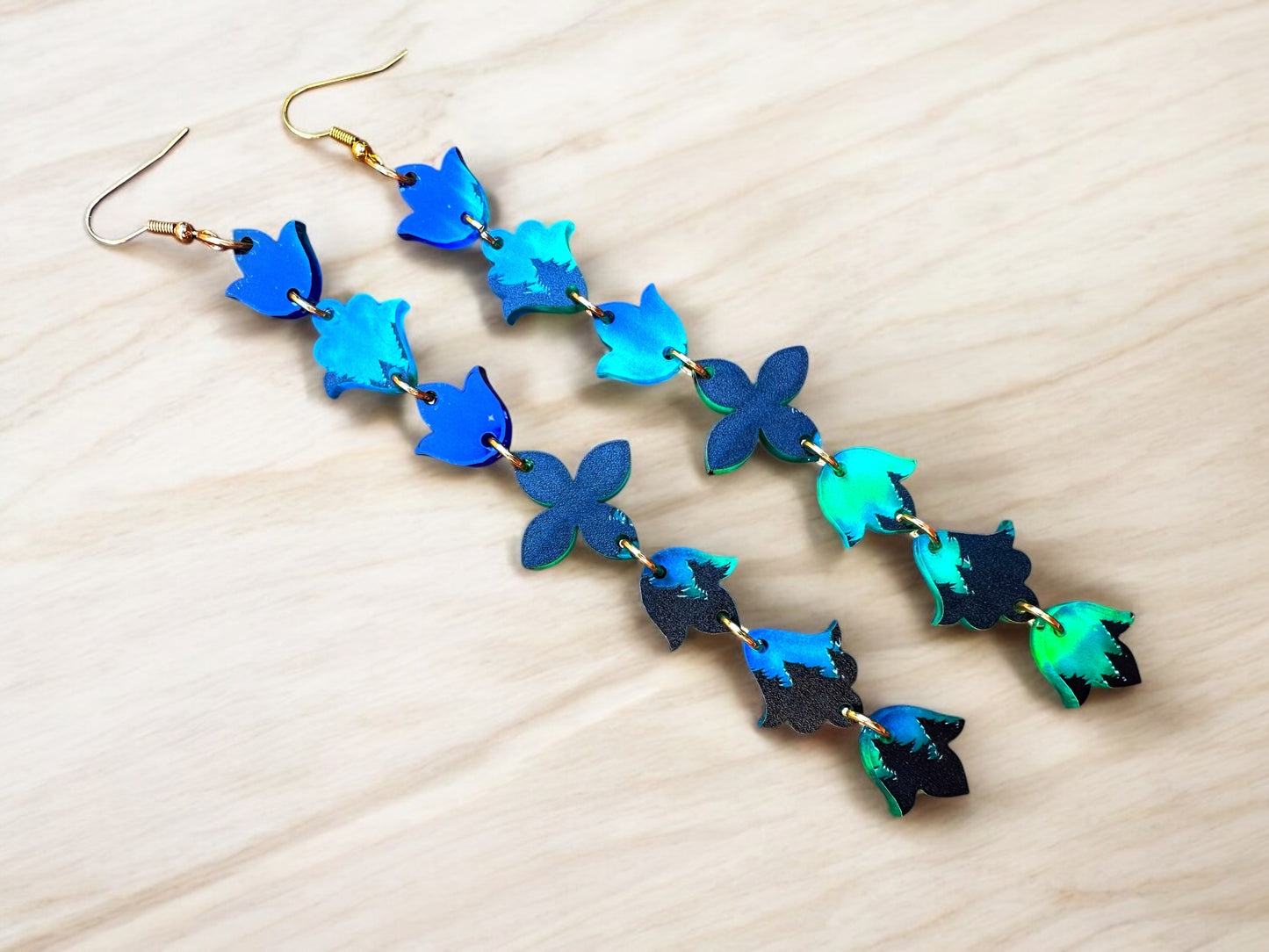 Northern Lights Mini Floral Earrings