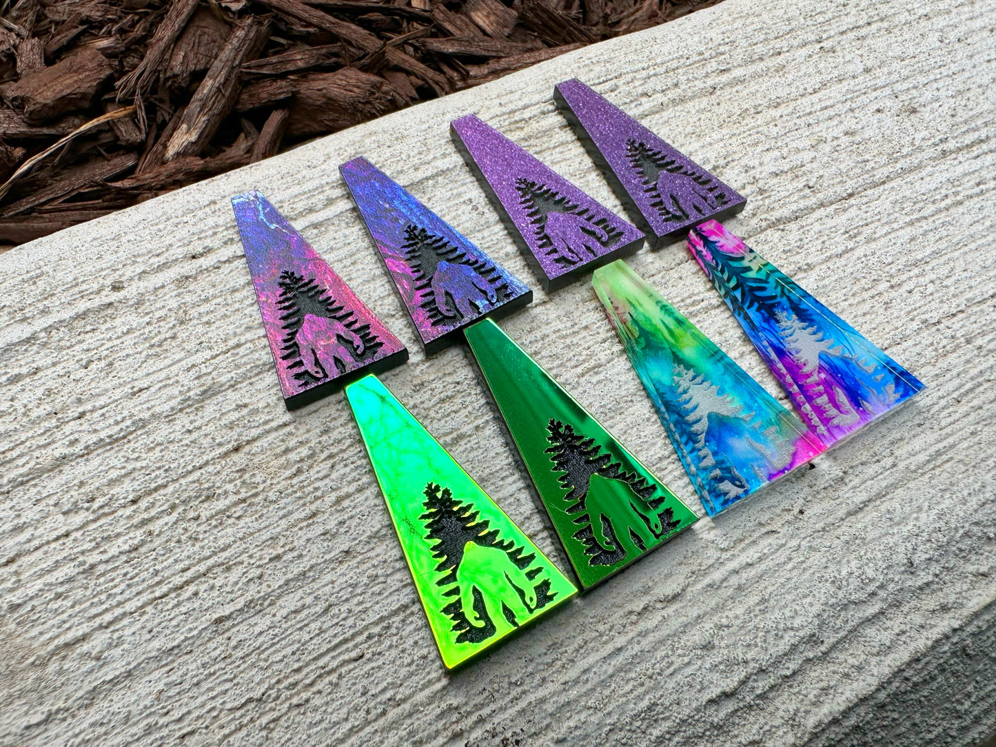 Sasquatch cabochon set 5