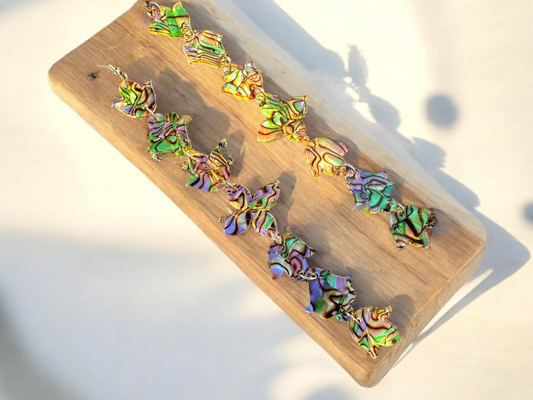 Abalone Mini Floral earrings