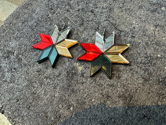 Medicine Wheel Star Earrings