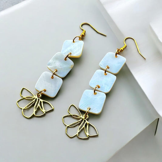 Mother of Pearl & Abalone Earrings
