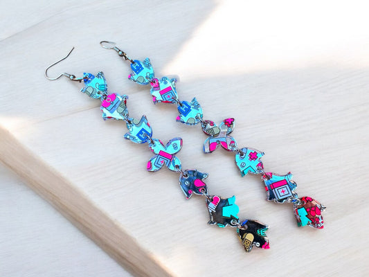 Health Care Mirror Mini Floral Earrings