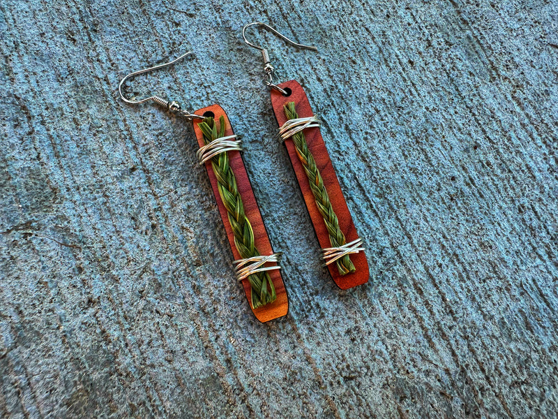 Sweetgrass Bar Earrings