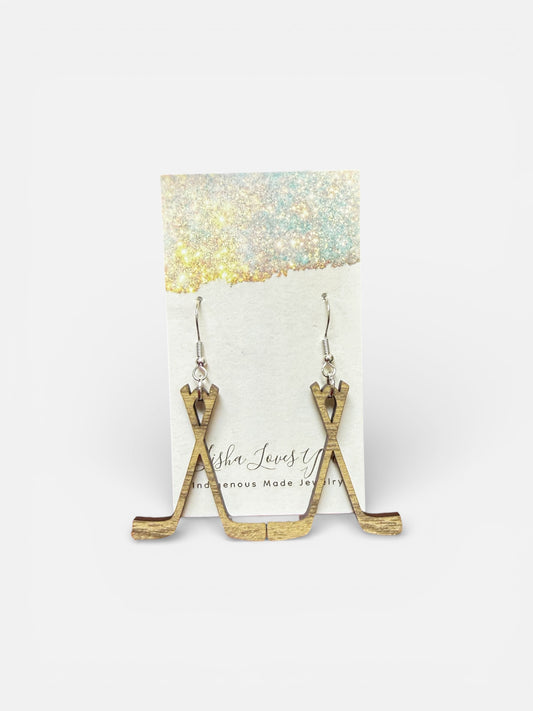 Hockey Stick Earrings