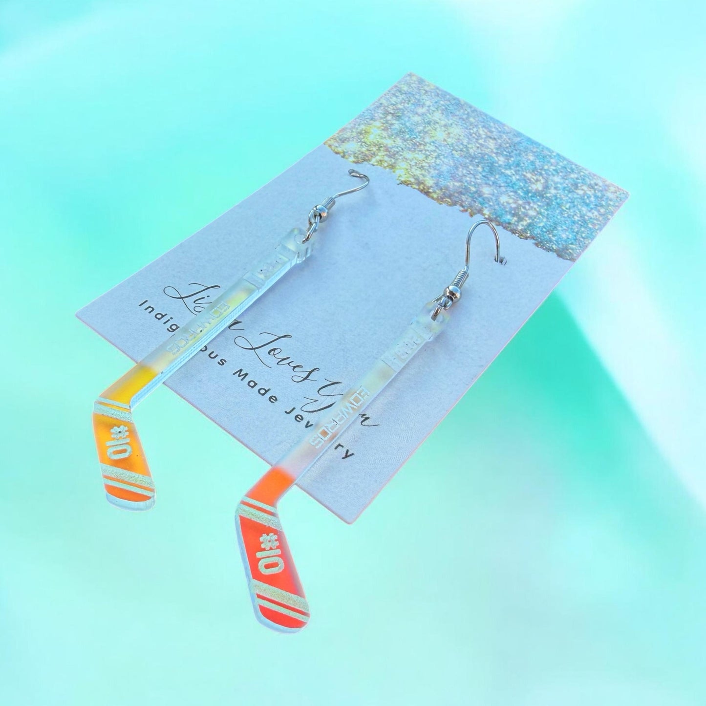 Laila Edwards Hockey Stick Earrings