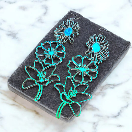 Icy Iridescent Sisters Keeper Earrings
