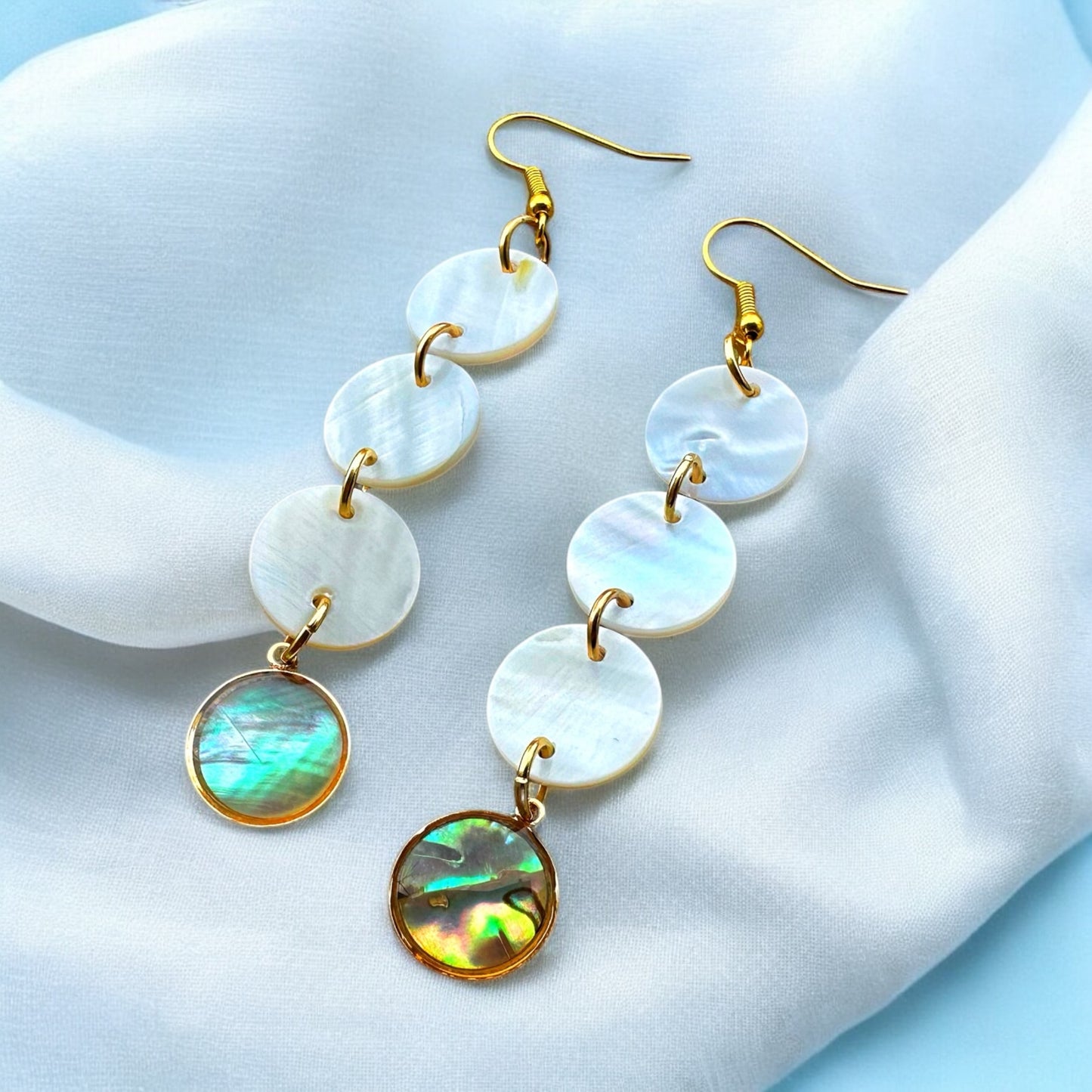 Mother of Pearl & Abalone Earrings