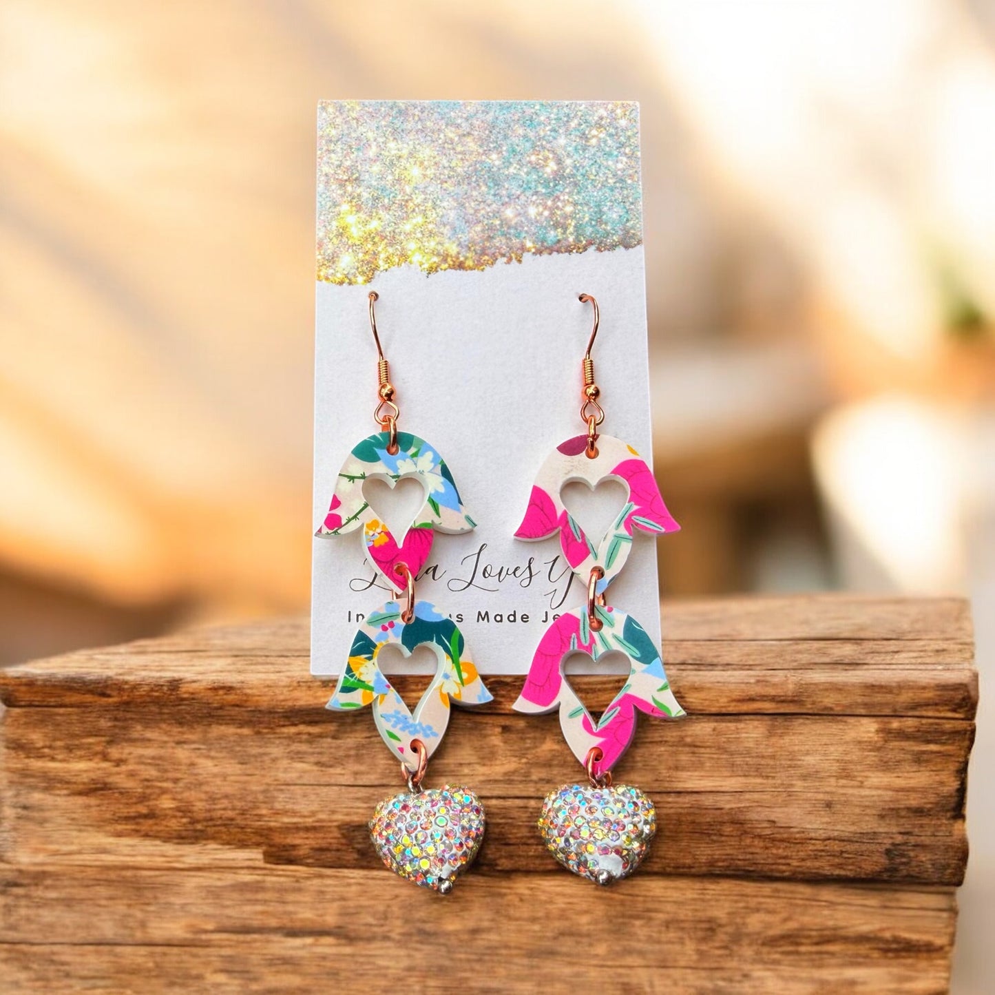 Hearty Bling Earrings