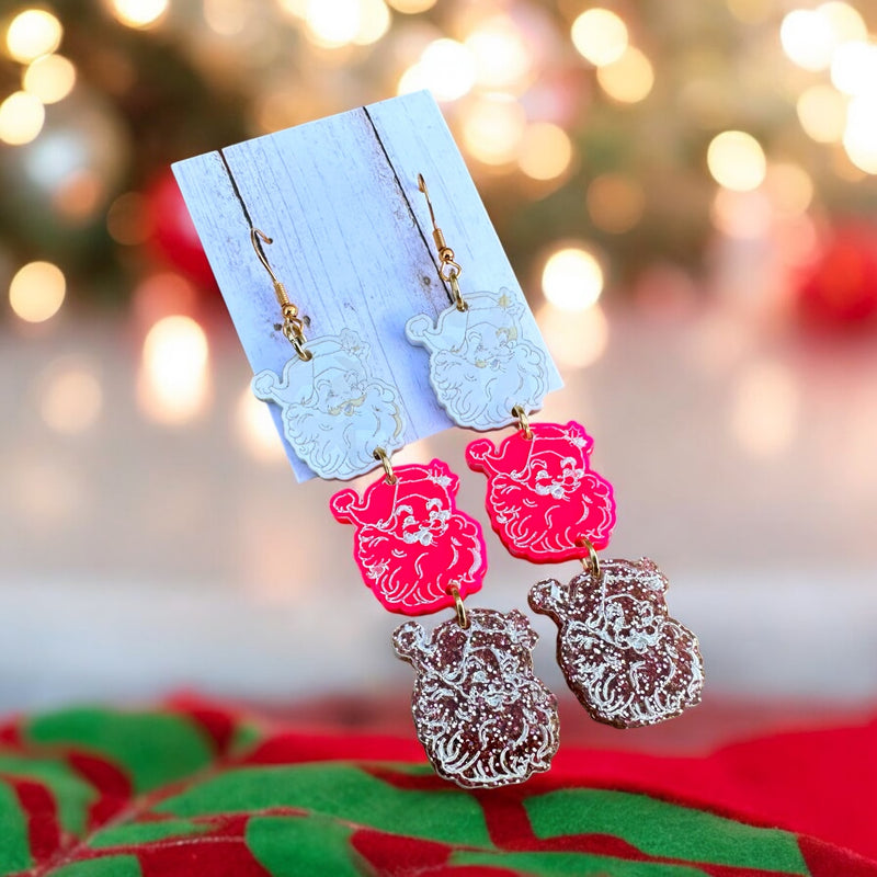 Santa Earrings