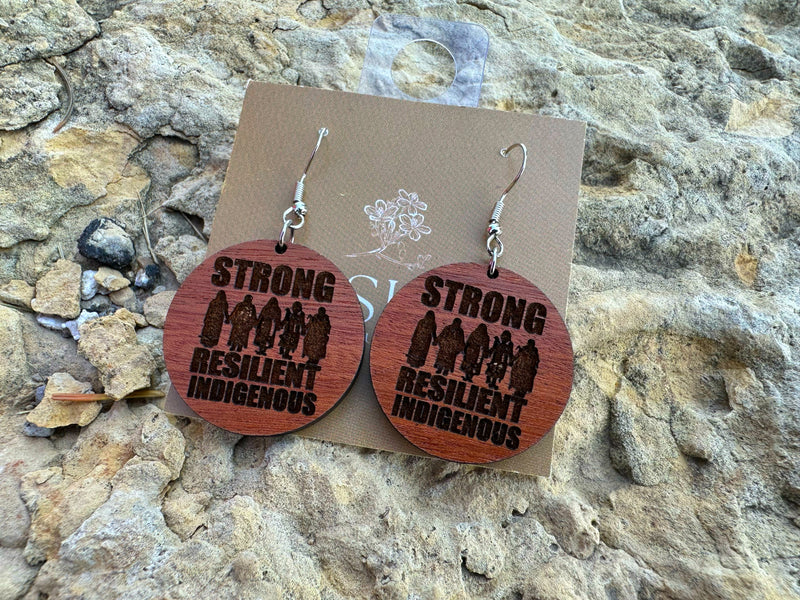 Sapele Wood Earrings