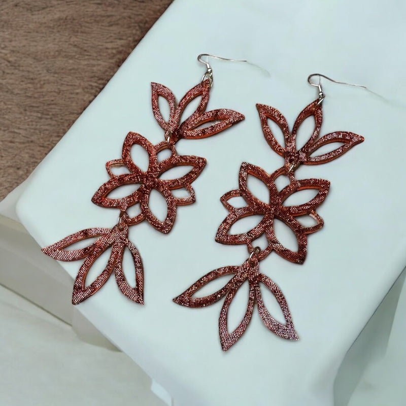 Chocolate Glaze Acrylic Earrings