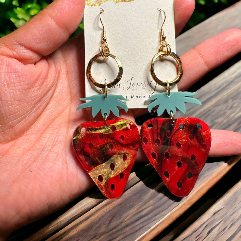 Strawberry Earrings