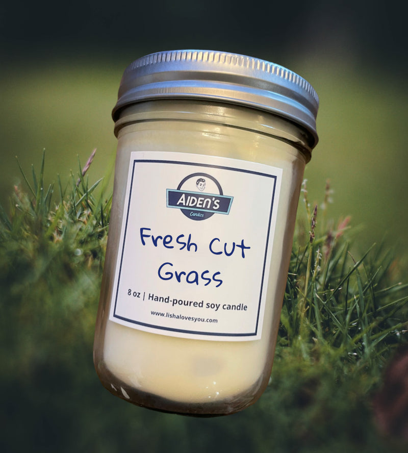 Fresh Cut Grass Soy Wax Candle