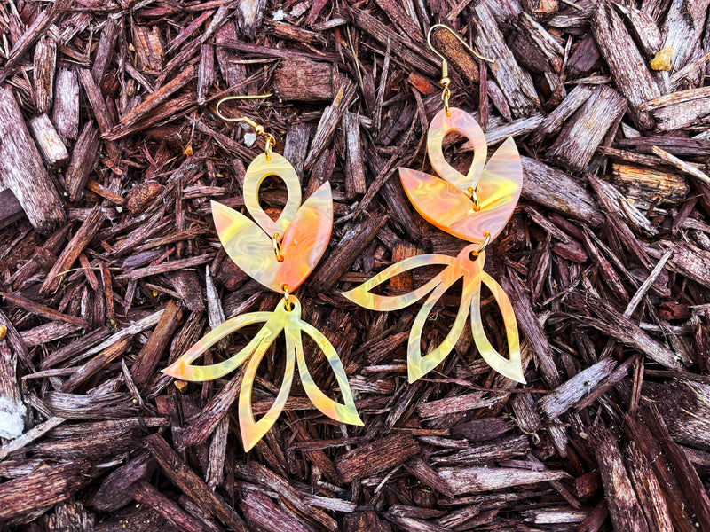 Sherbet Acrylic Earrings