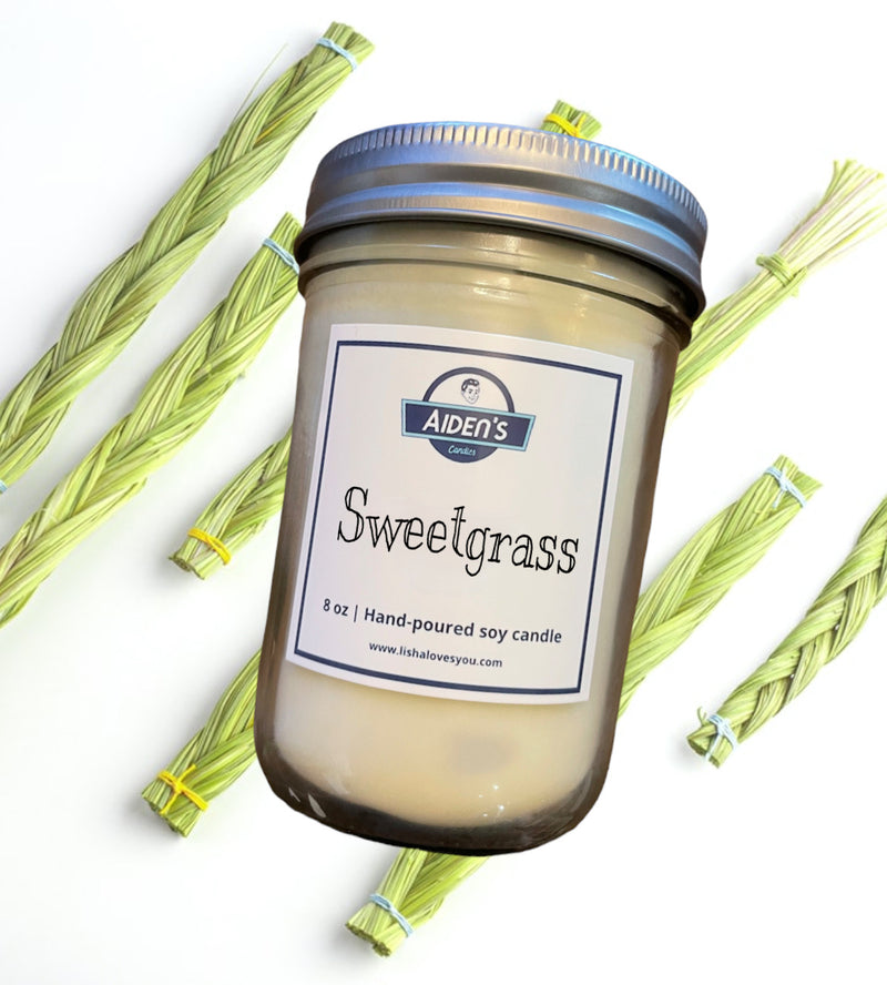 Sweetgrass Soy Wax Candle