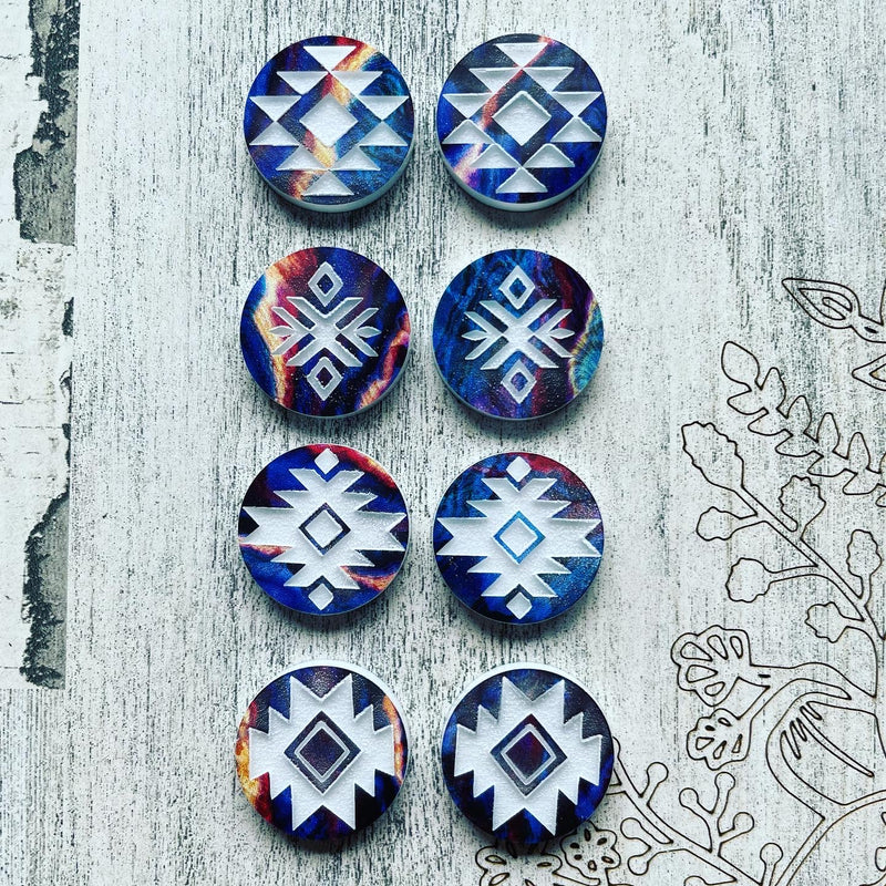 Stone Tribal Acrylic Cab set